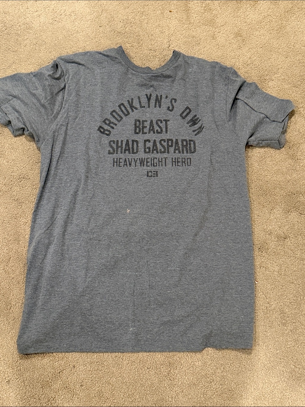 'Beast Shad Gaspard' Gray Graphic Tee
